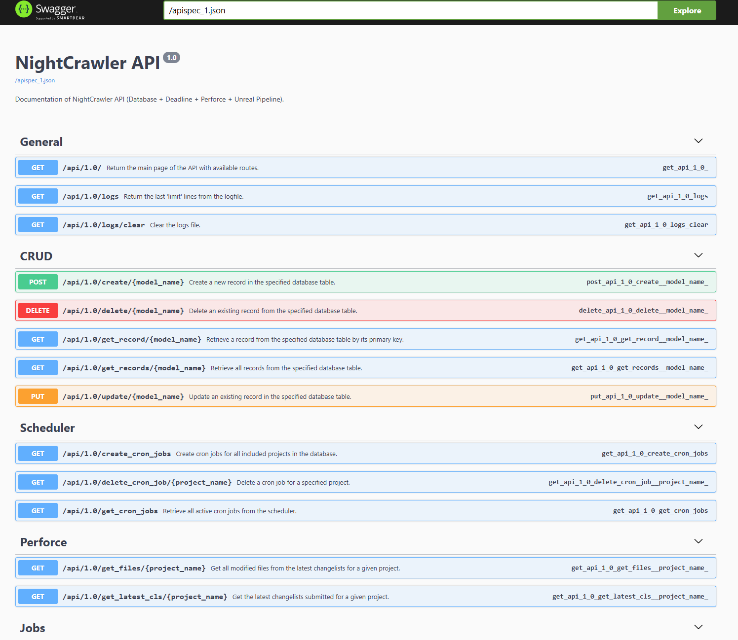 Documentation de l'application NightCrawler